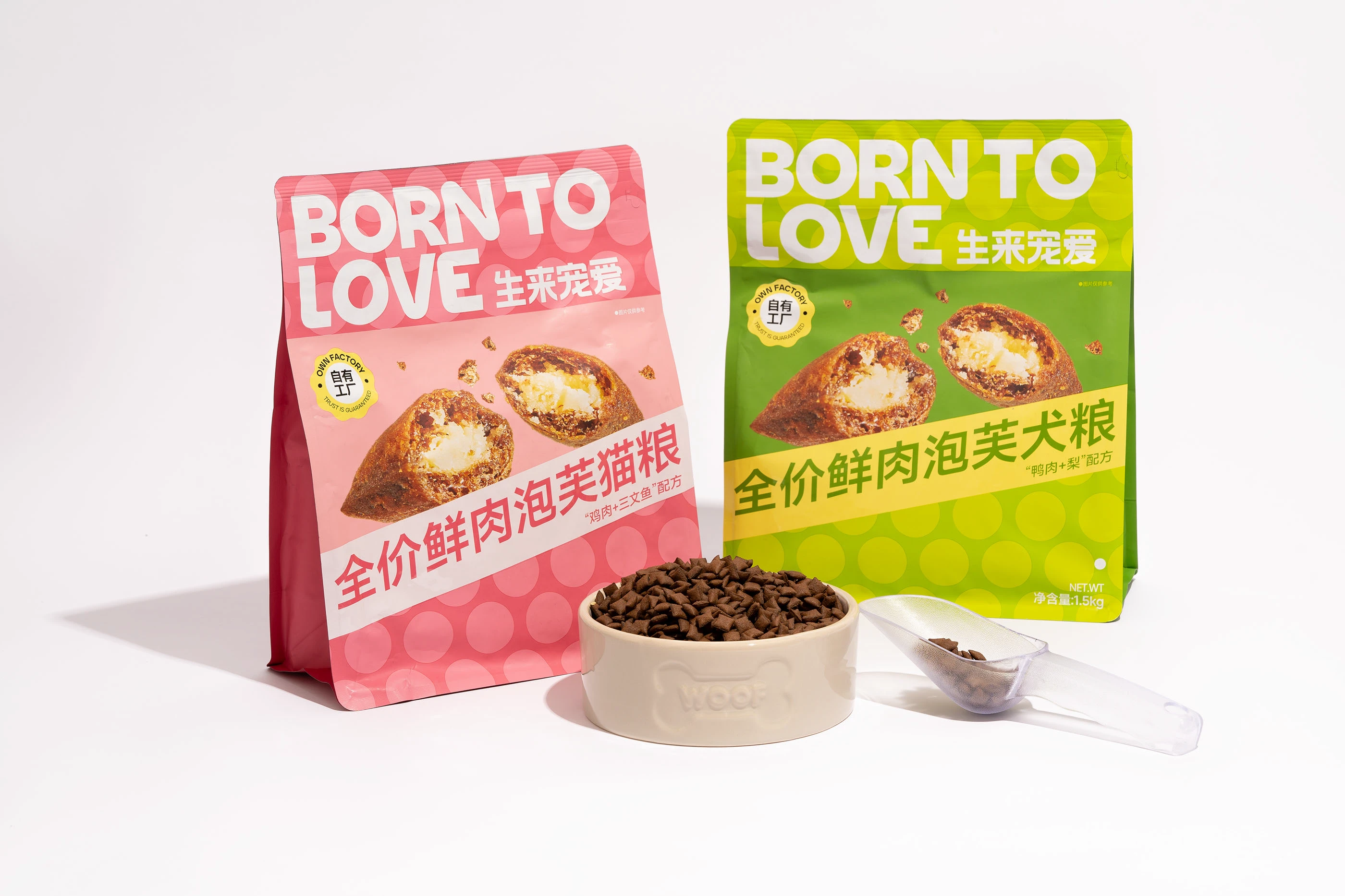 BORN TO LOVE生来宠爱|泡芙宠粮包装设计 visual 19
