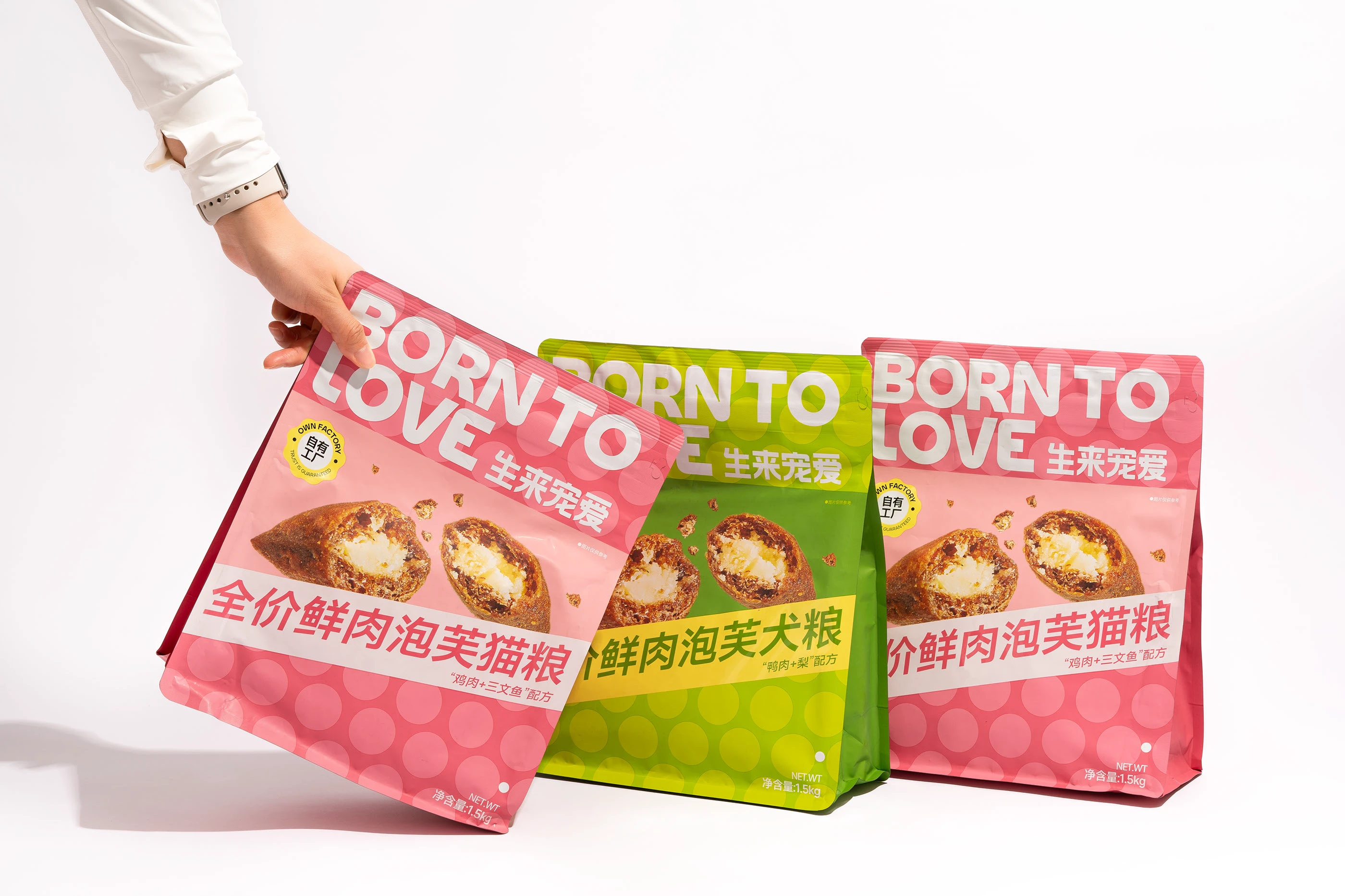 BORN TO LOVE生来宠爱|泡芙宠粮包装设计 visual 22