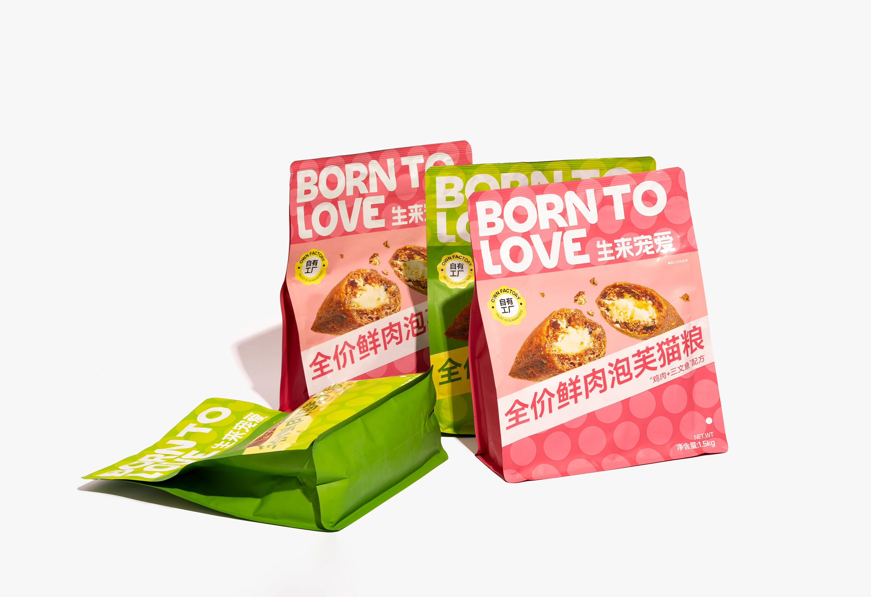 BORN TO LOVE生来宠爱|泡芙宠粮包装设计 visual 28