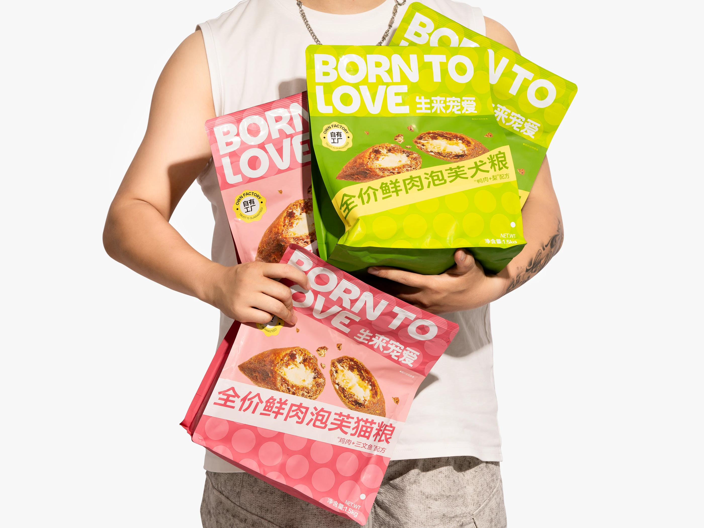 BORN TO LOVE生来宠爱|泡芙宠粮包装设计 visual 29