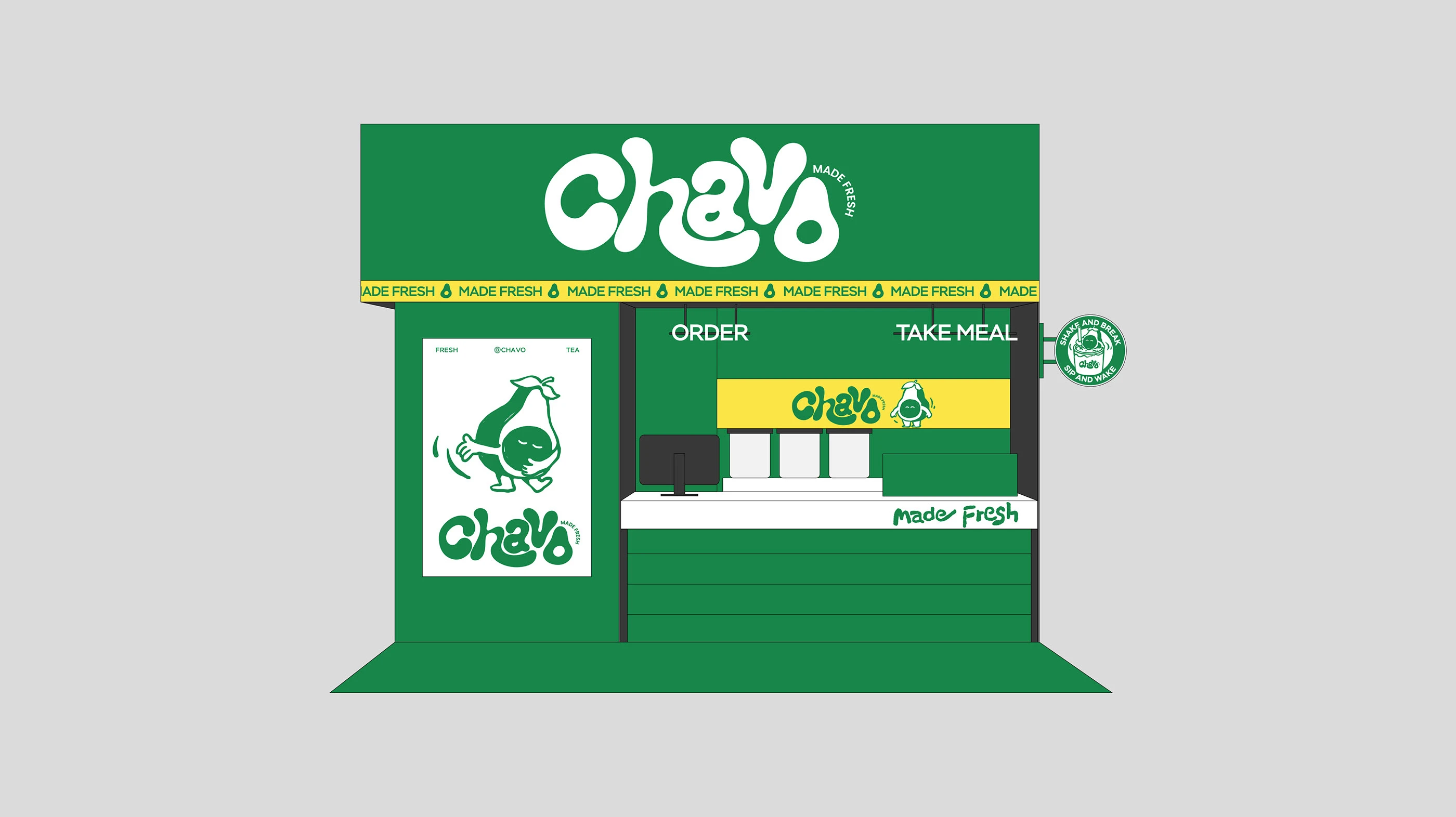 Chavo｜果汁茶饮品牌设计 visual 26