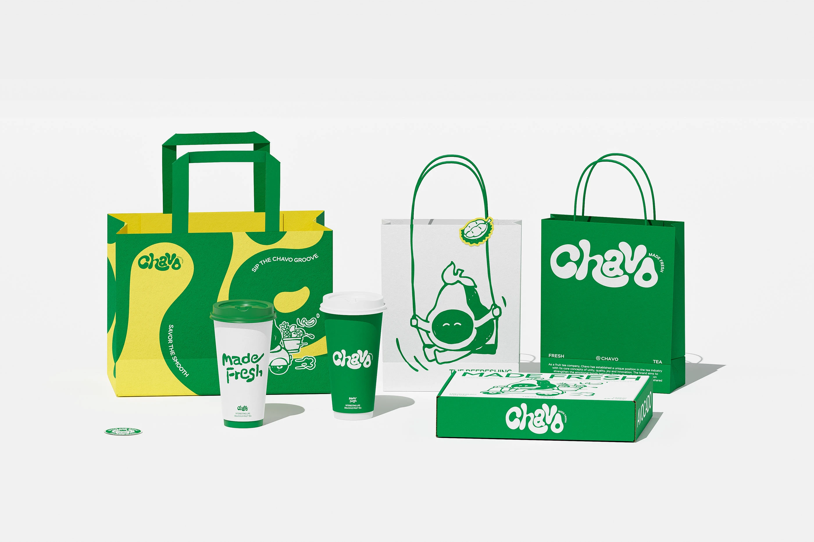 Chavo｜果汁茶饮品牌设计 visual 27