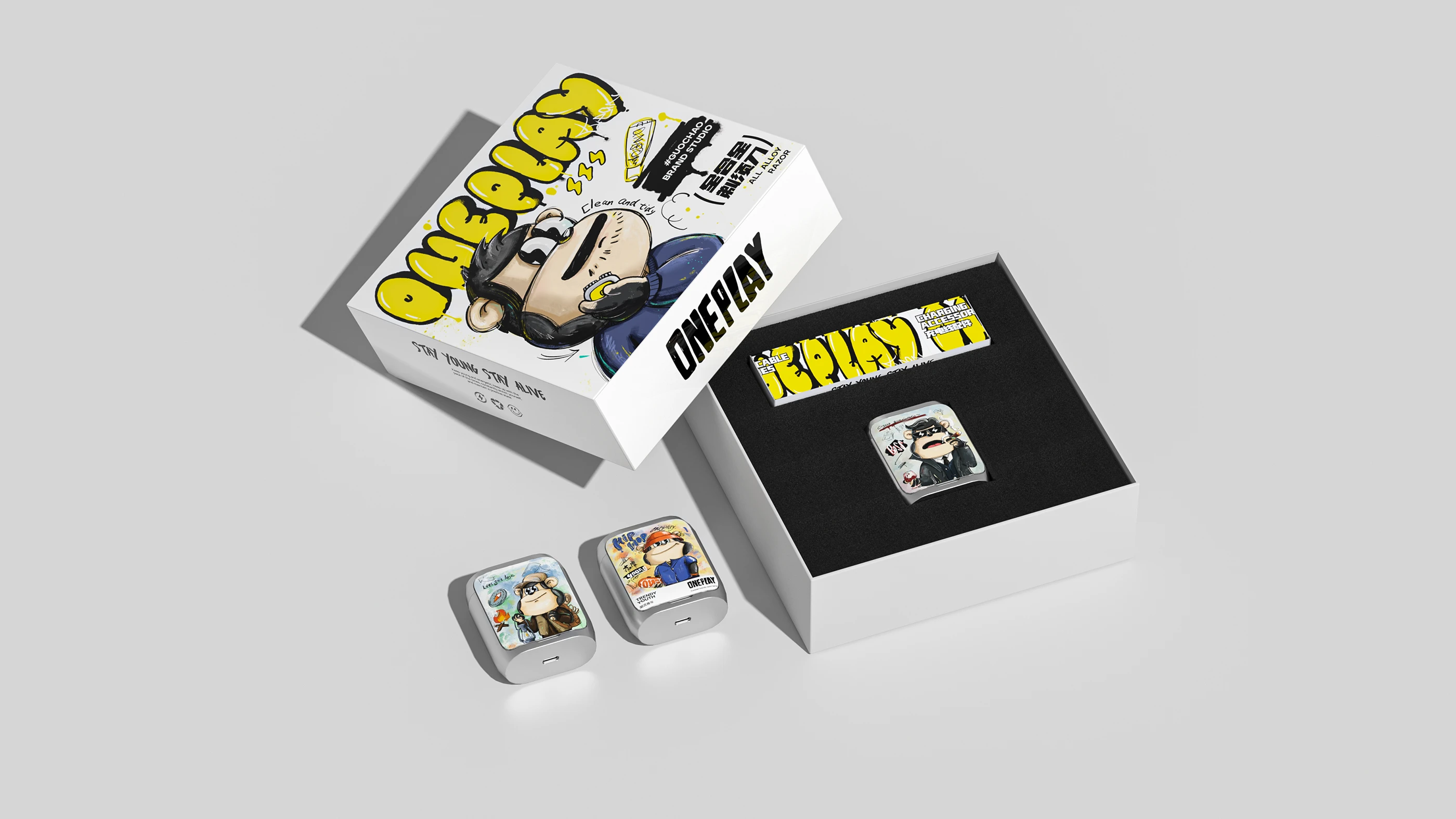 ONEPLAY｜剃须刀包装设计 visual 14