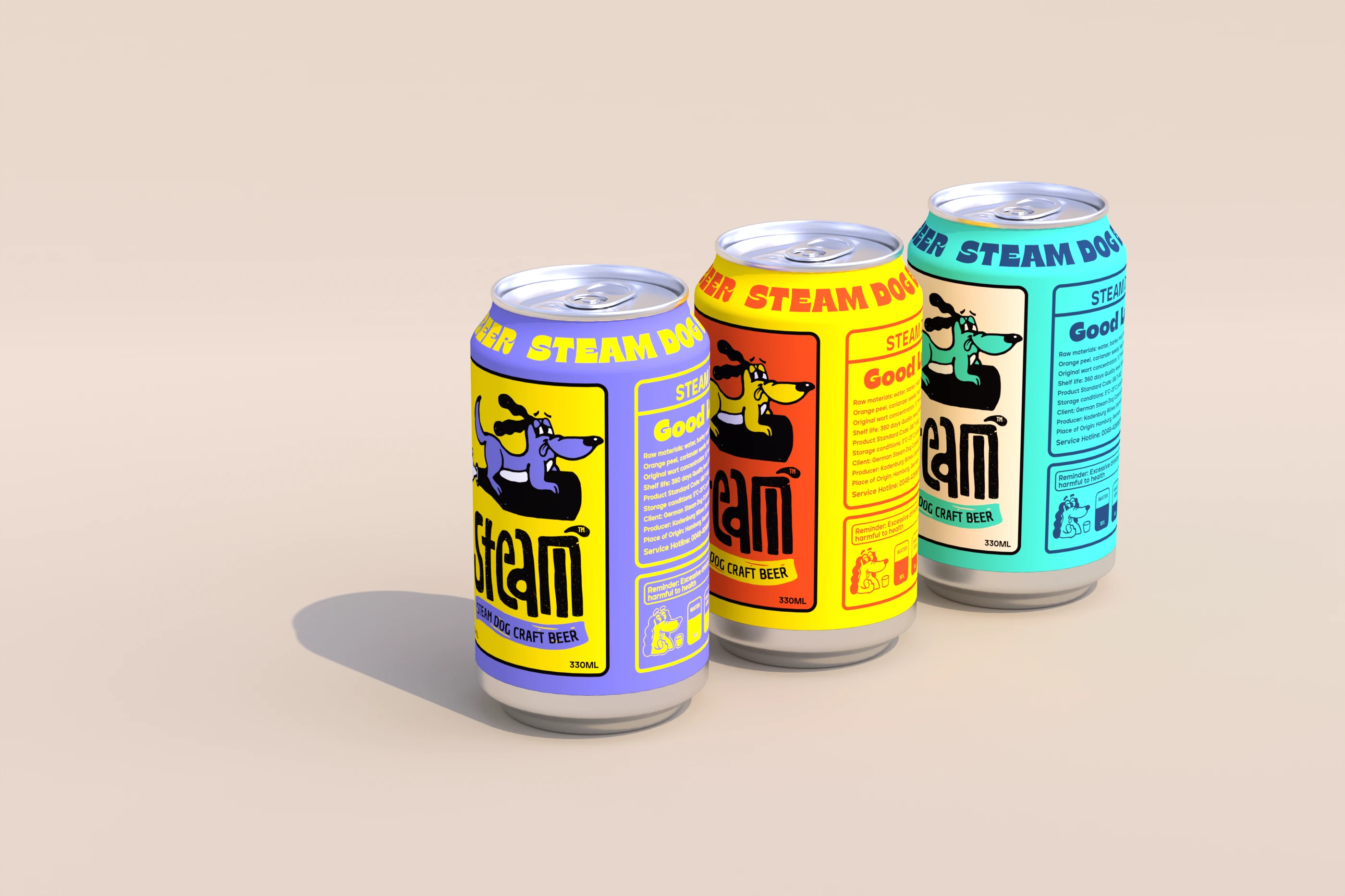 Steam|精酿啤酒包装设计 visual 4