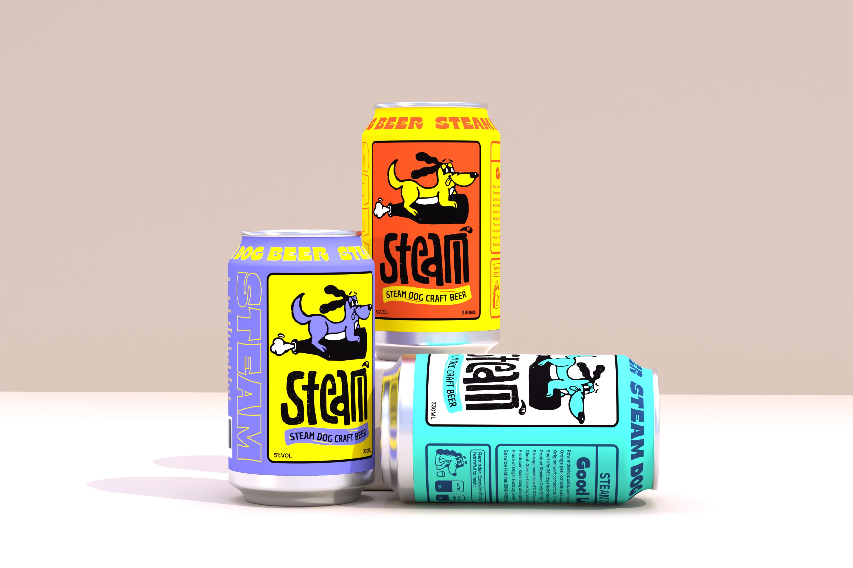 Steam|精酿啤酒包装设计 visual 8