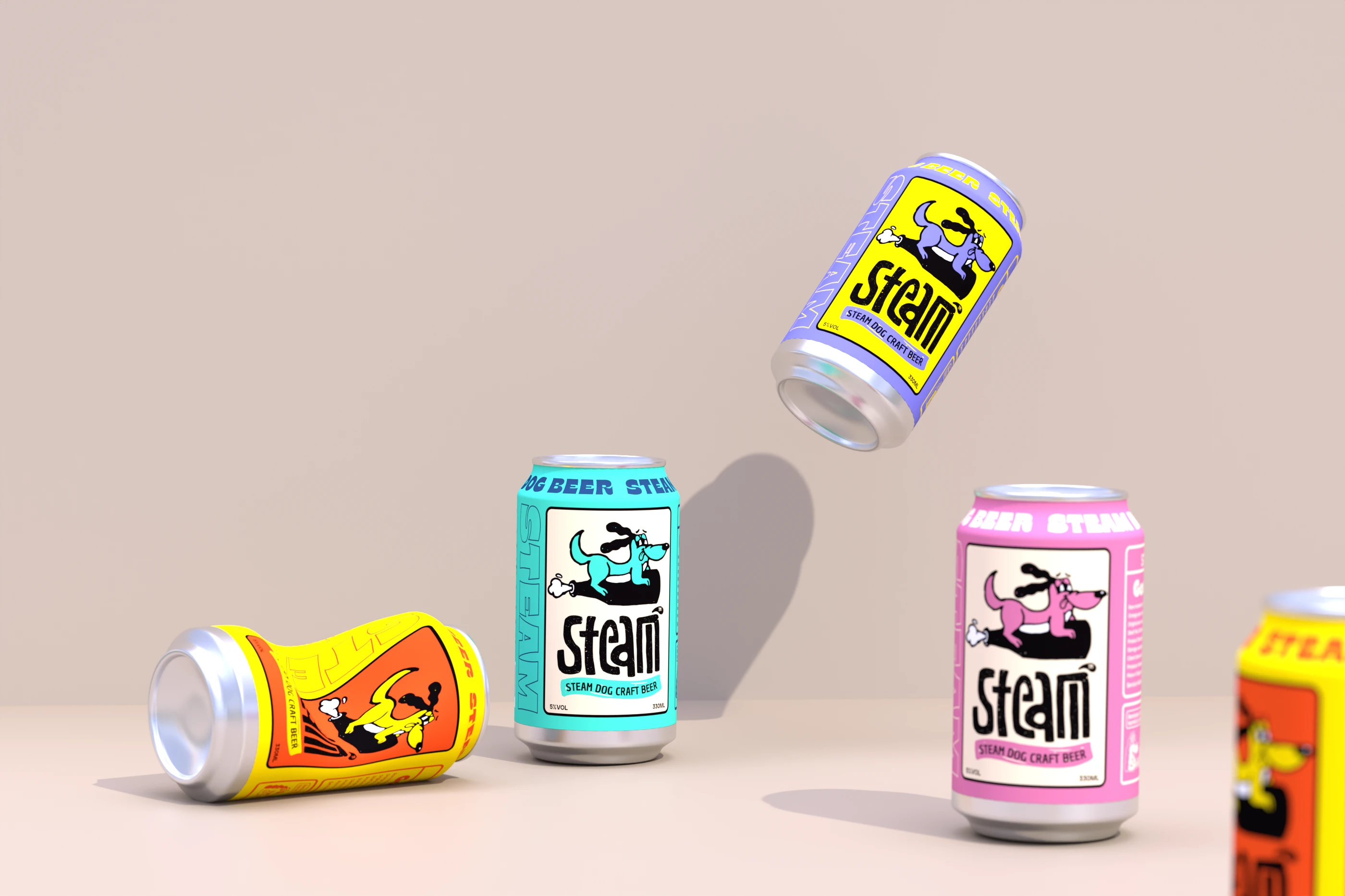 Steam|精酿啤酒包装设计 visual 10