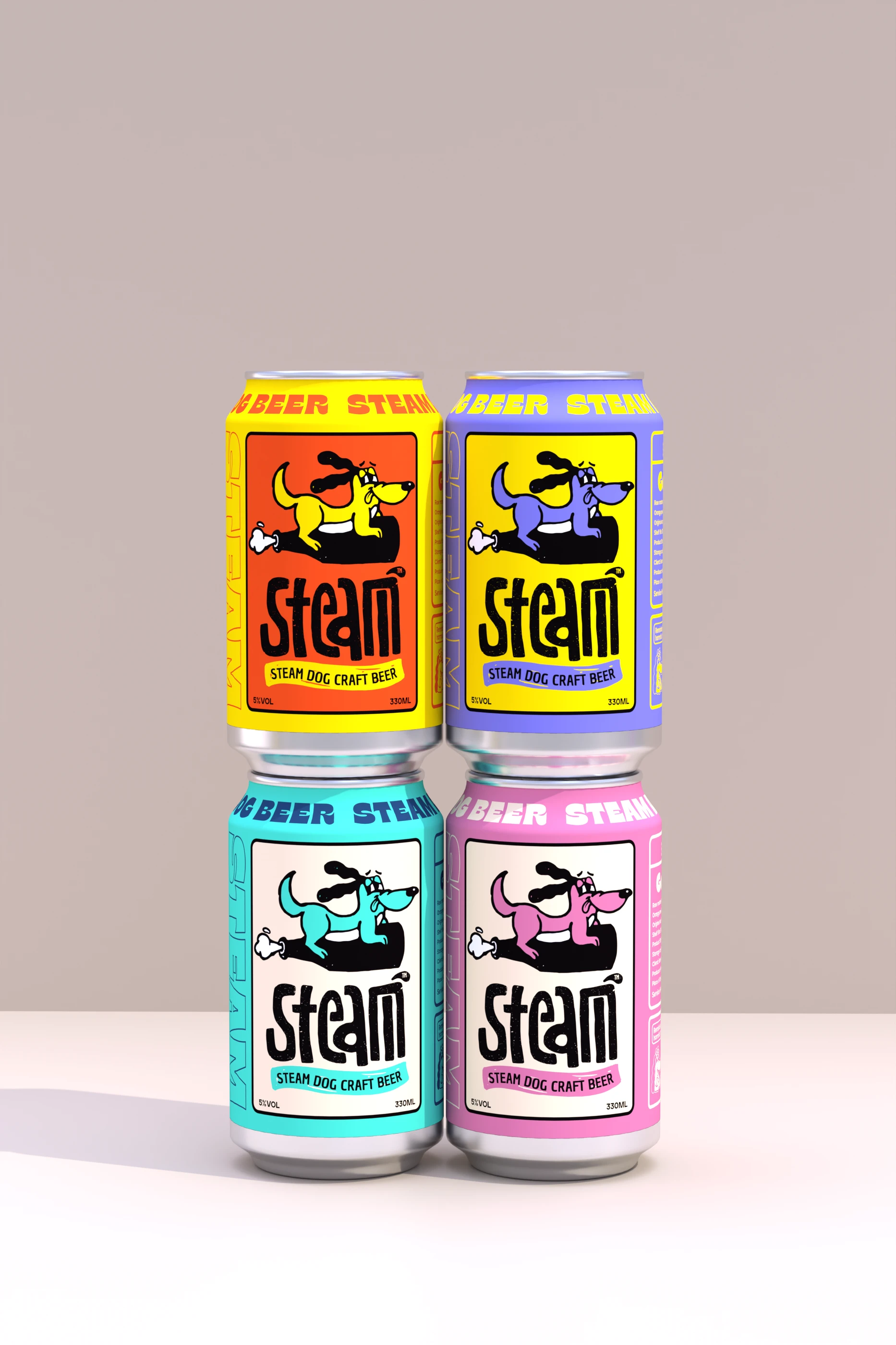 Steam|精酿啤酒包装设计 visual 11