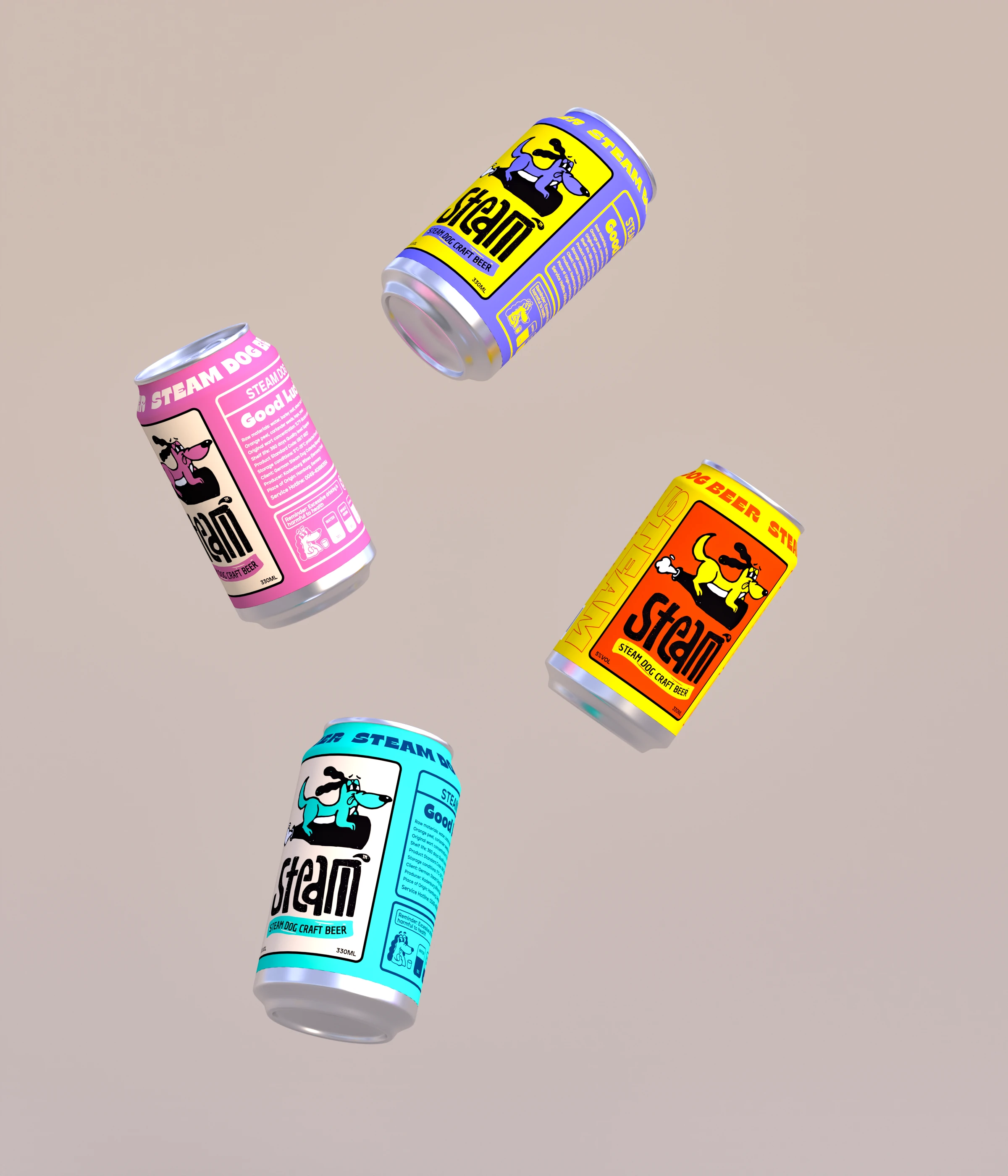 Steam|精酿啤酒包装设计 visual 13