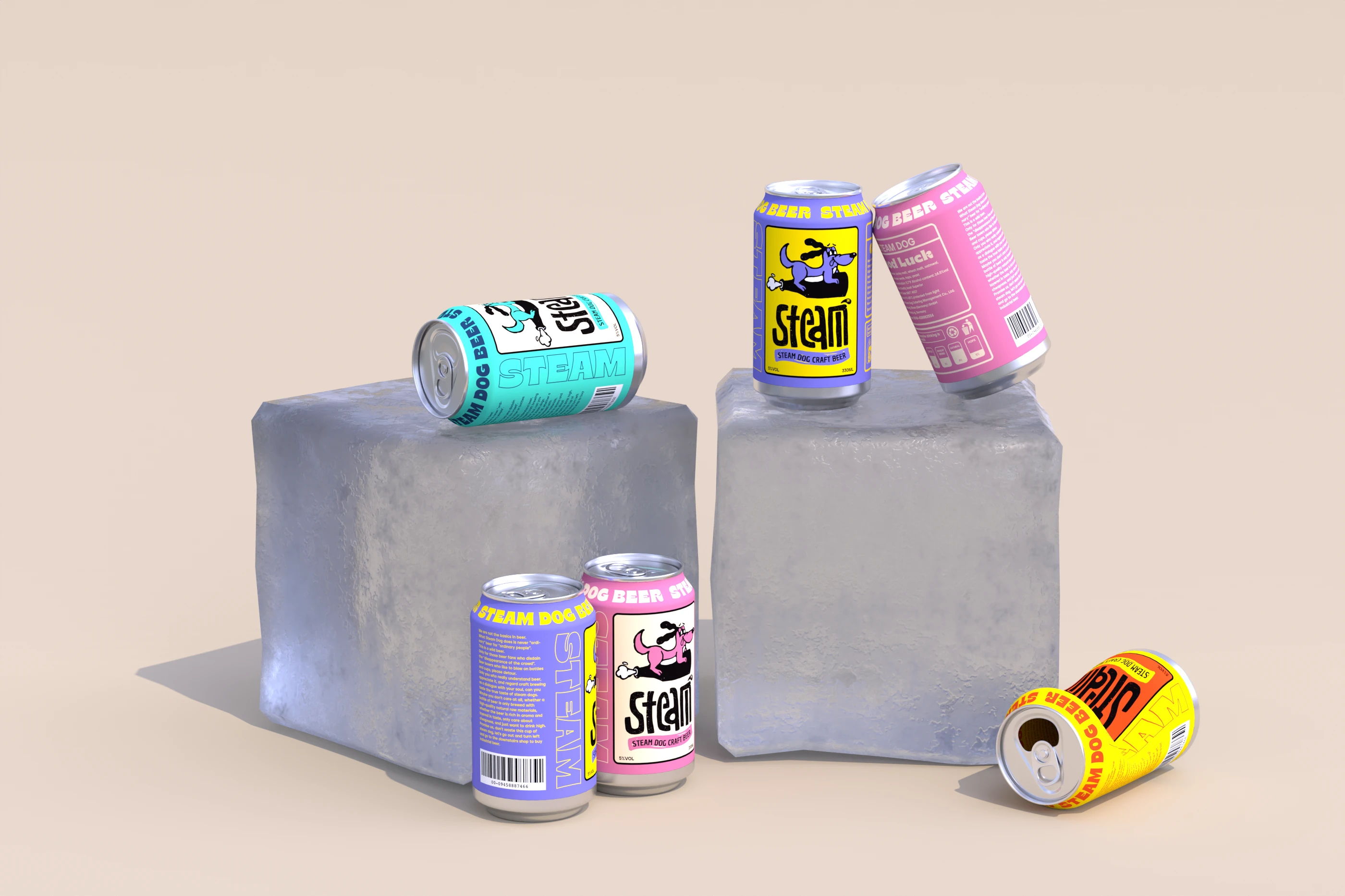 Steam|精酿啤酒包装设计 visual 15