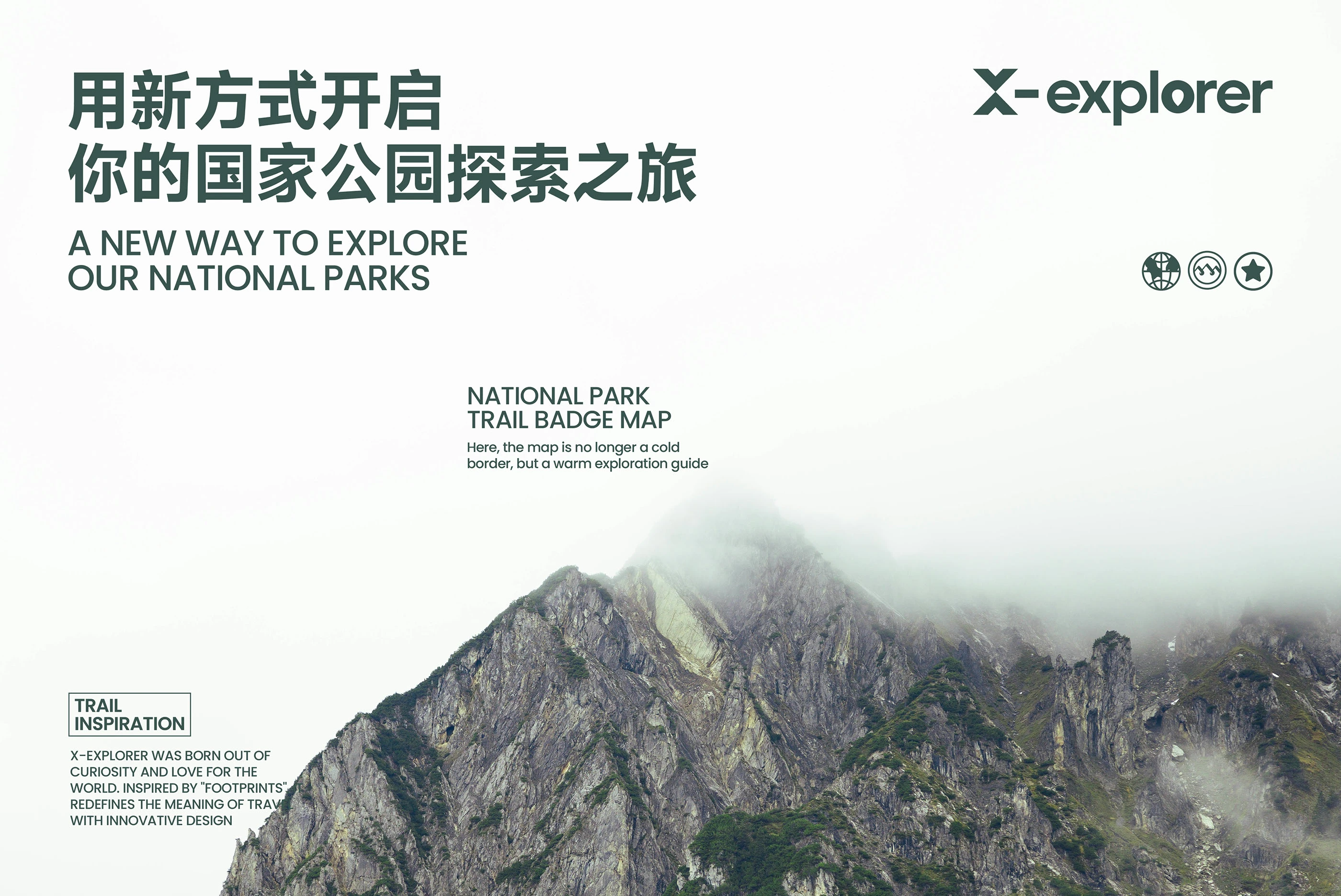 X-explorer|足迹地图徽章包装设计 visual 10